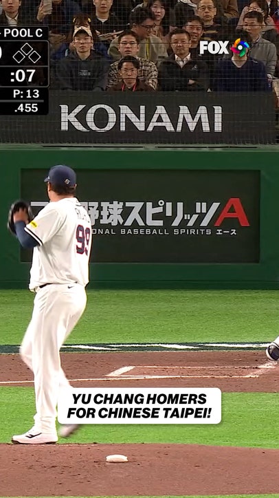 Yu Chang hits solo HR off Hyun Jin Ryu to give Chinese Taipei the lead over Korea 💪