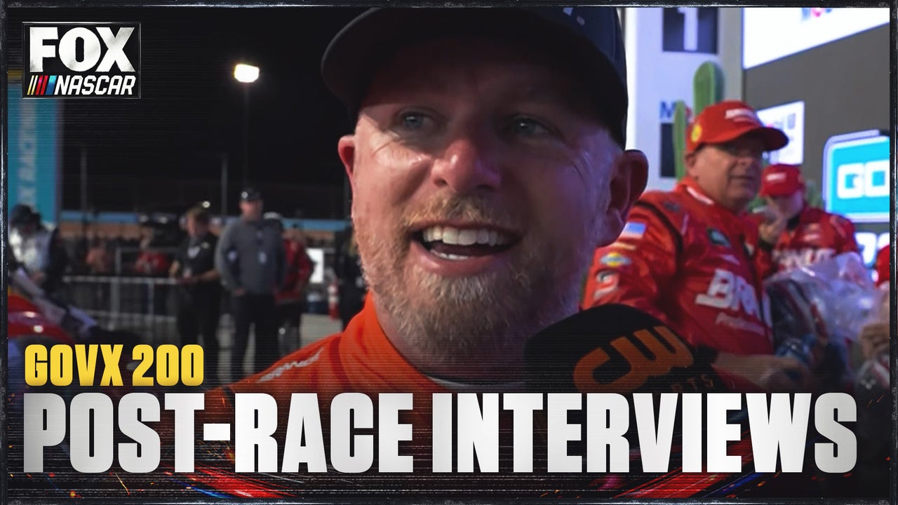 Justin Allgaier, Jesse Love & More Post-Race Interviews after GOVX 200 🎤 NASCAR on FOX