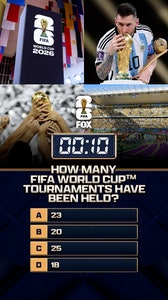 95 days to the FIFA World Cup on FOX! How many FIFA World Cup tournaments have been held ⁉️🏆