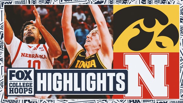 Iowa Hawkeyes vs. No. 9 Nebraska Cornhuskers Highlights | FOX College Hoops