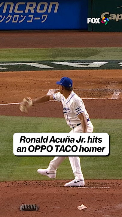 Ronald Acuña Jr. has scored both runs for Venezuela vs Nicaragua thus far 💪