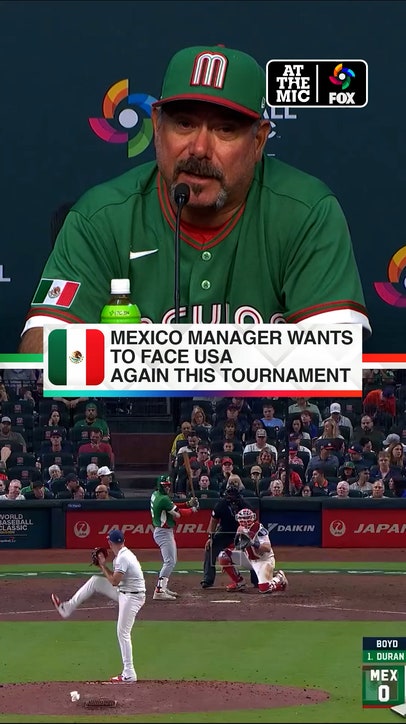 Mexico manager Benji Gil thinks they would beat the US in the WBC Championship game 👀