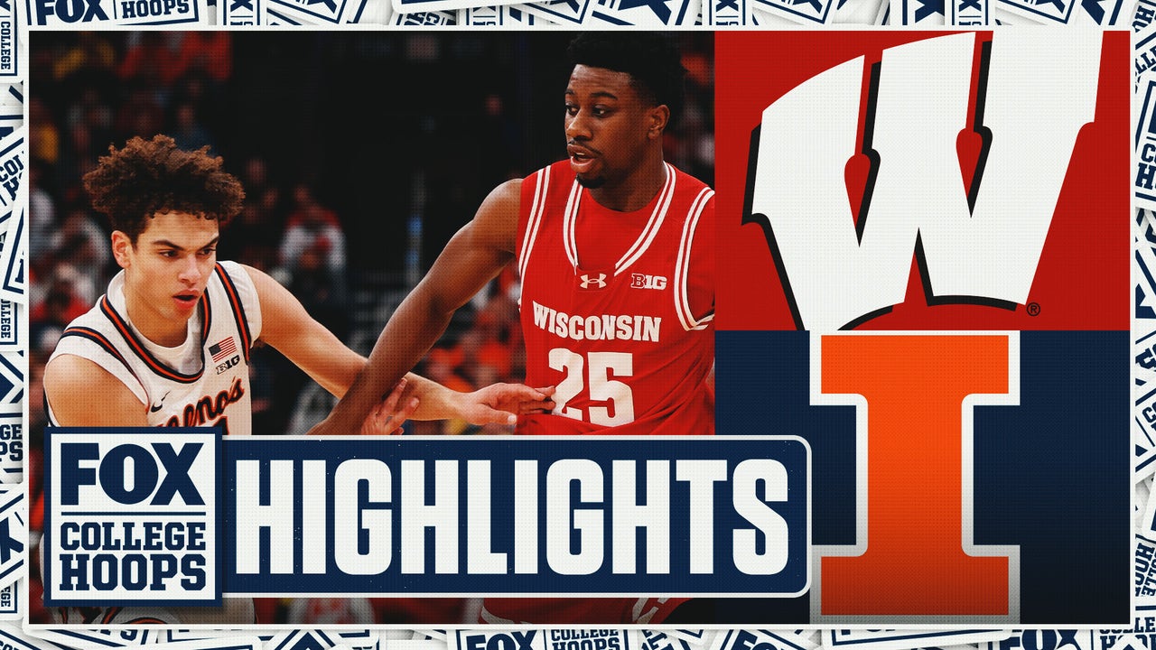 Wisconsin Badgers vs. Illinois Fighting Illini Big Ten Quarterfinals Highlights 🏀 FOX College Hoops