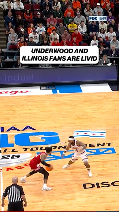 Brad Underwood is NOT happy right now 😠