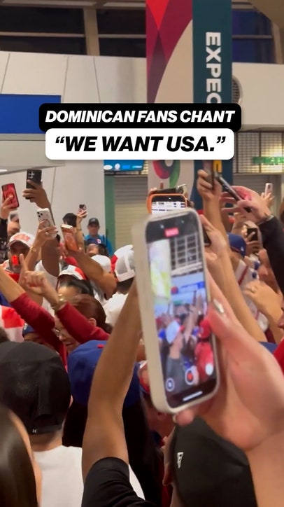 'We want USA' chants break out