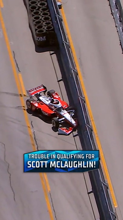 Trouble in Arlington qualifying for McLaughlin! He’ll have to work his way through the field Sunday