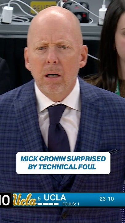 Mick Cronin was surprised he got a tech 😂 