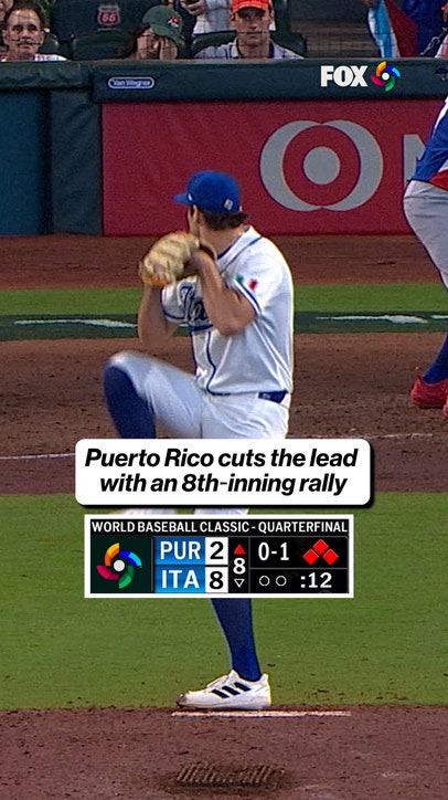 Puerto Rico gains momentum in the 8th inning! 