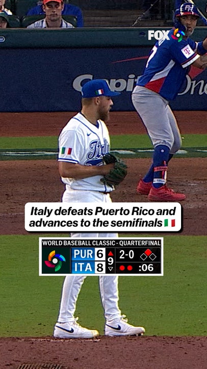 Italy advances to Semifinals for the first time in WBC history 🇮🇹