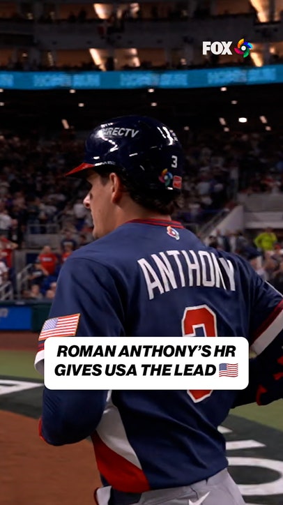 Roman Anthony gives USA the lead! 💪