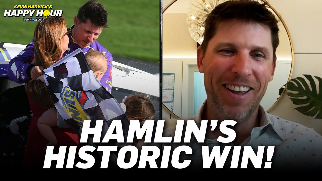 Denny Hamlin Opens Up About Emotional Vegas Win and Passing Kevin Harvick on All-Time Wins List