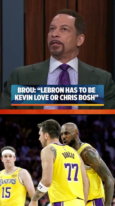 LeBron needs to be Chris Bosh 😤