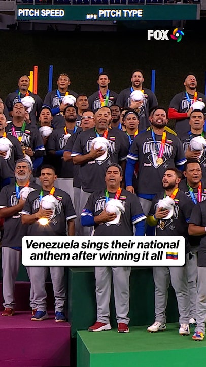 Pure emotion as Venezuela sings their national anthem 