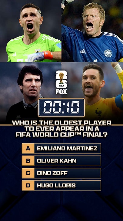 84 days until the FIFA World Cup on FOX! Who is the oldest player to ever appear in a FIFA World Cup final ⁉️🌎🏆