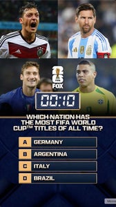 81 days until the FIFA World Cup on FOX! Which nation has the most FIFA World Cup titles of all time ⁉️🌎🏆