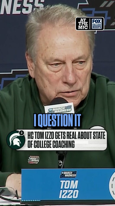 Michigan State HC Tom Izzo was asked the secret behind his energy this time of year