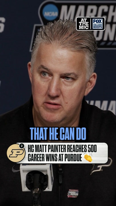 Purdue HC Matt Painter reflects on reaching 500 career wins with the Boilermakers 🏀