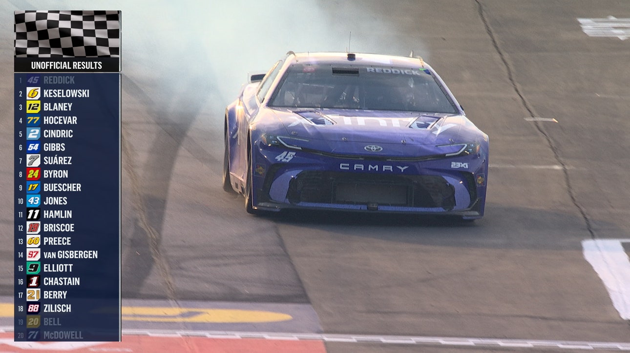 FINAL LAPS: Tyler Reddick takes the checkered flag at the Goodyear 400 | NASCAR on FOX