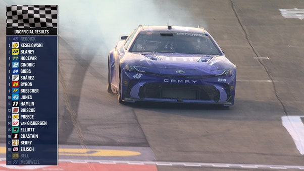 FINAL LAPS: Tyler Reddick takes the checkered flag at the Goodyear 400 | NASCAR on FOX