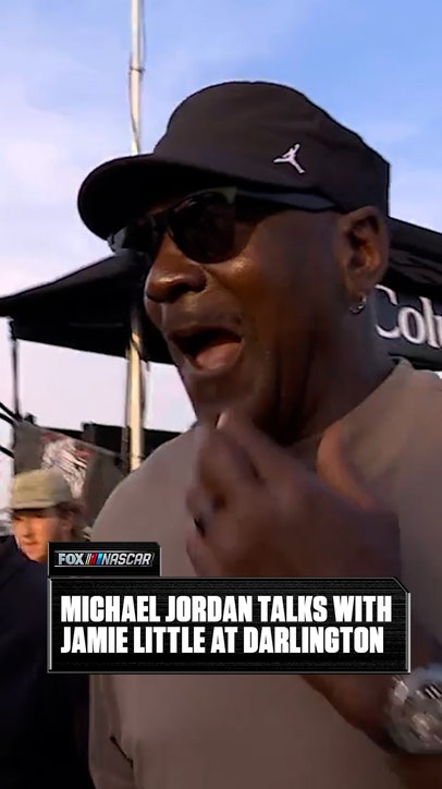 MJ FIRED UP after Reddick wins 🏁🔥