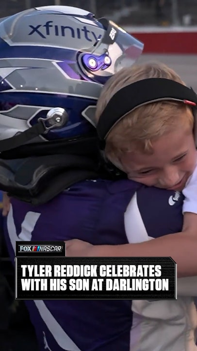 Another post race father-son moment 🥹