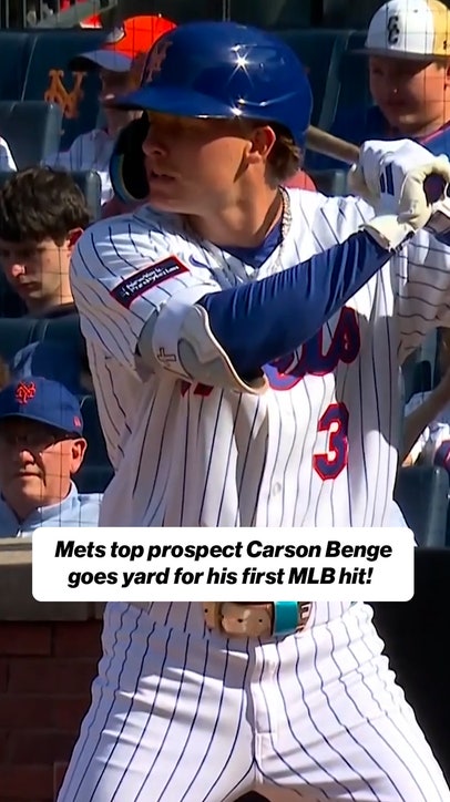 Carson Benge! How about that for your first career big league hit!