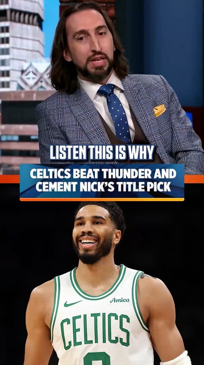 Nick Wright says the Celtics will win the title after beating the Thunder