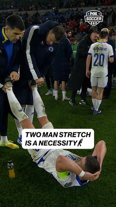 Two-man stretch is necessary ‼️