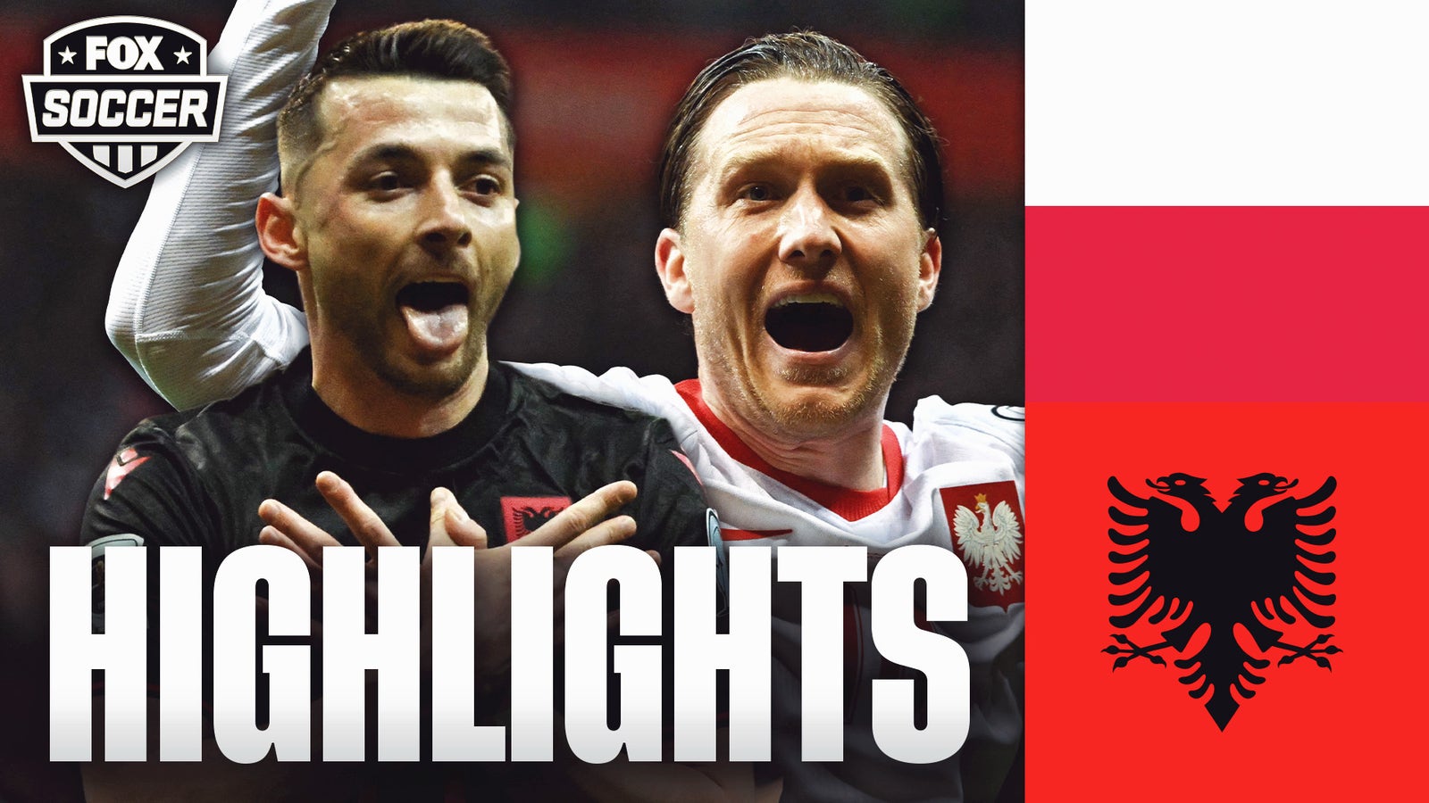 Poland vs. Albania | FIFA World Cup 2026™ UEFA Qualifiers Highlights ⚽️ FOX Soccer