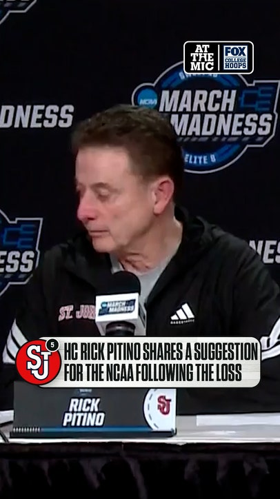 Rick Pitino says the losing team should speak to the media first