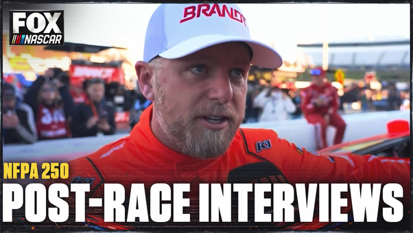 Justin Allgaier, Lee Pulliam & More Interviews after NFPA 250 🎤 NASCAR on FOX