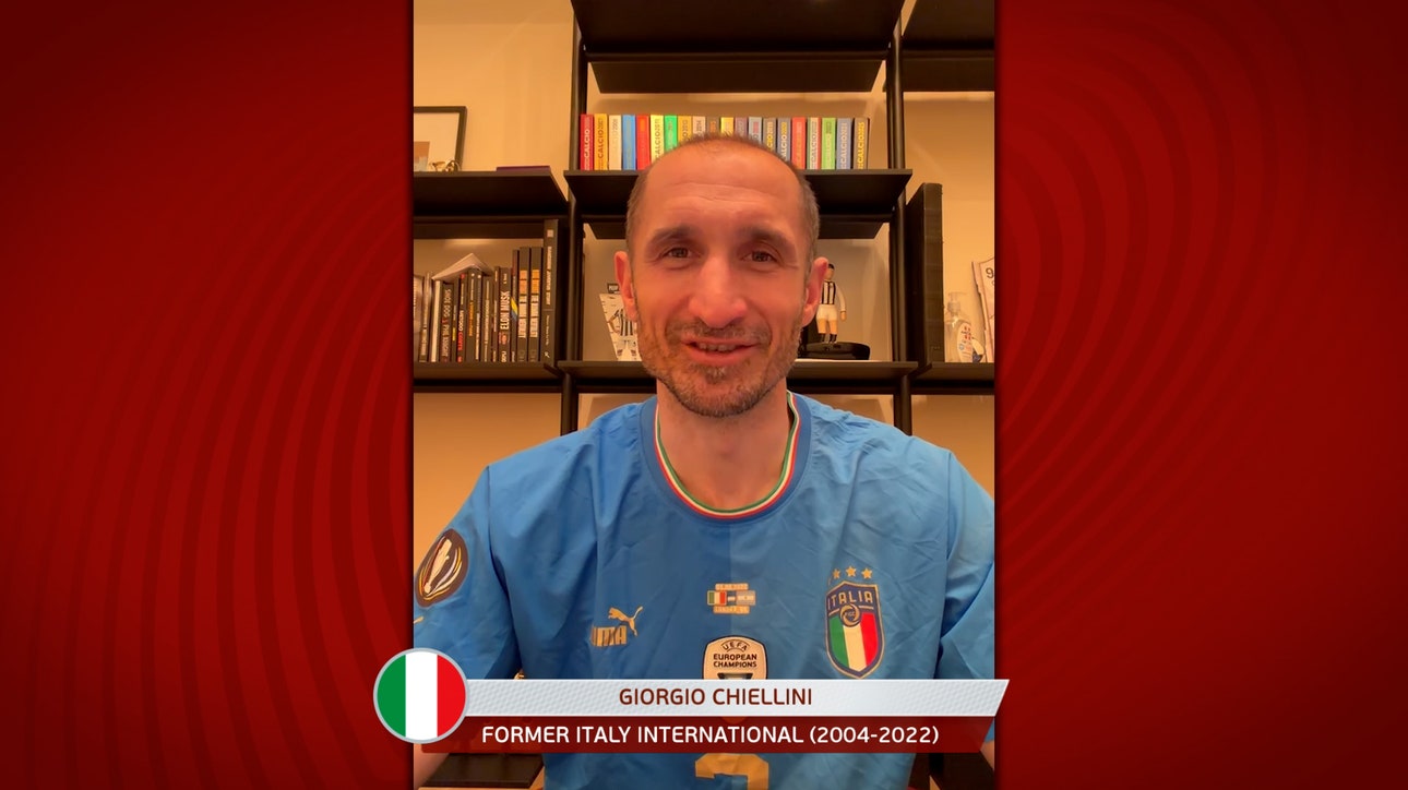 Italian legend Giorgio Chiellini gets The Azzurri ready as they look to return to the FIFA World Cup for the first time since 2014 🇮🇹