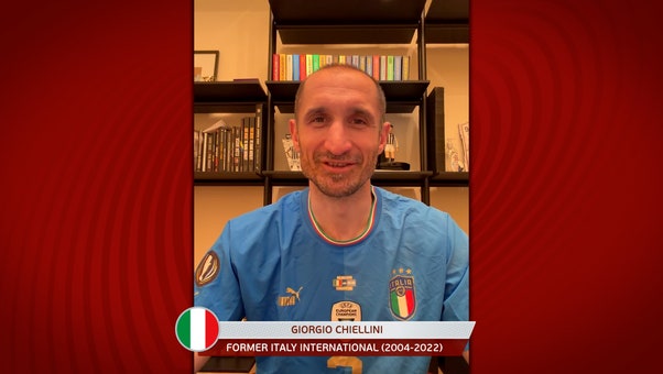 Italian legend Giorgio Chiellini gets The Azzurri ready as they look to return to the FIFA World Cup for the first time since 2014 🇮🇹