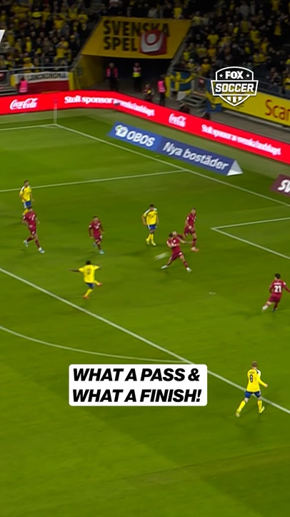 ELANGA GOES BAR DOWN TO GIVE SWEDEN THE LEAD 🇸🇪🎯