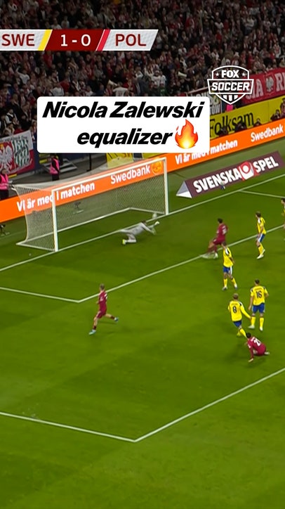 Nicola Zalewski with the equalizer for Poland 🇵🇱