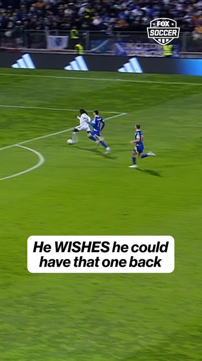 Moise Kean nearly gave Italy the 2-0 advantage with his team down to 10 men 👀