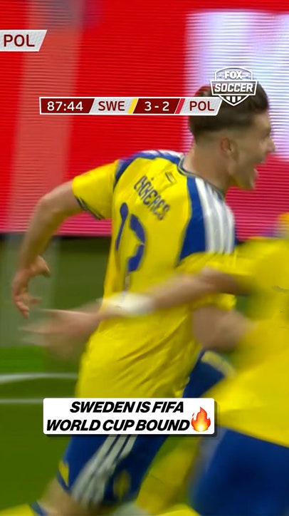 SWEDEN ARE HEADED BACK TO THE FIFA WORLD CUP 🇸🇪 WHAT A MOMENT FOR GYÖKERES AND THE SWEDISH SIDE ‼️