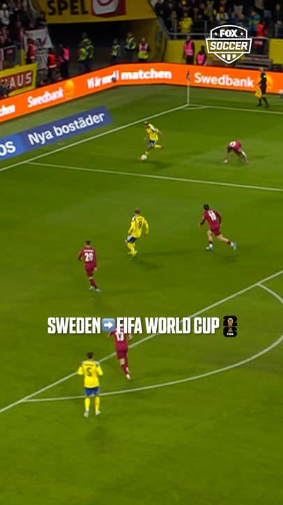 VICTOR GYÖKERES FOR SWEDEN 🇸🇪 THE ARSENAL STRIKER GIVES SWEDEN THE LEAD IN THE 88TH MINUTE 😱