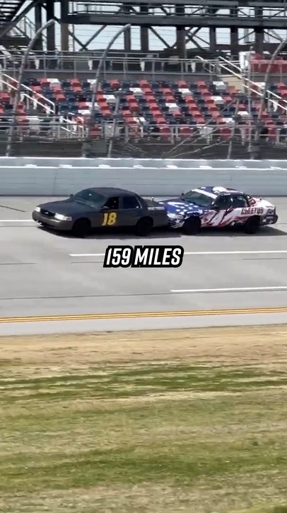 Cleetus McFarland's Crown Vics reached 159 mph 😤