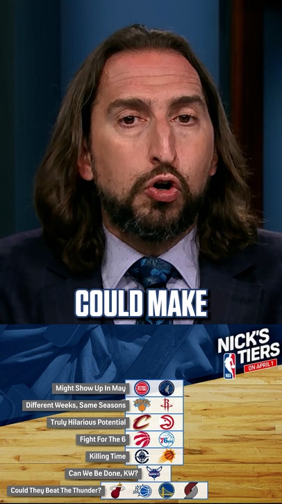 Right now, the Lakers and Spurs are better than the Celtics on Nick's Tiers 👀