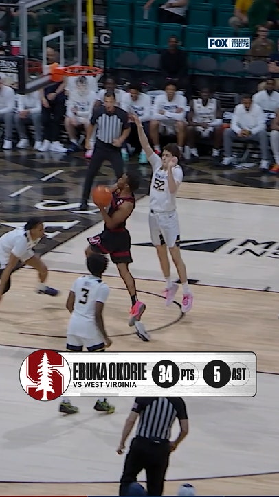 Ebuka Okorie went OFF vs. West Virginia 🔥