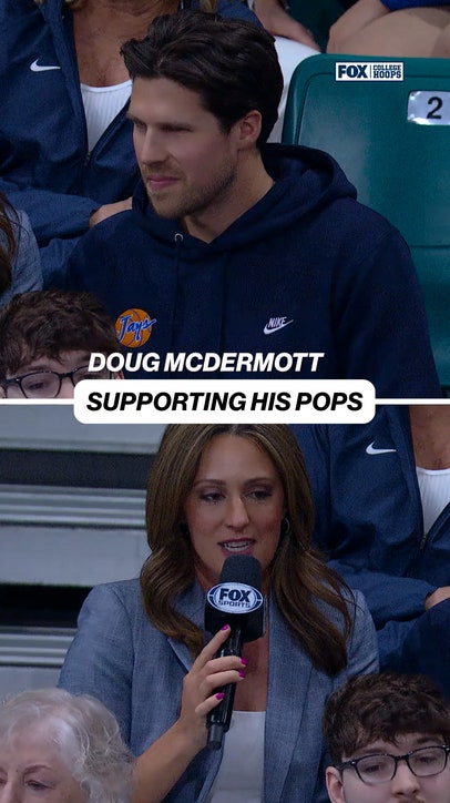 Doug McDermott in the building supporting his dad 👏