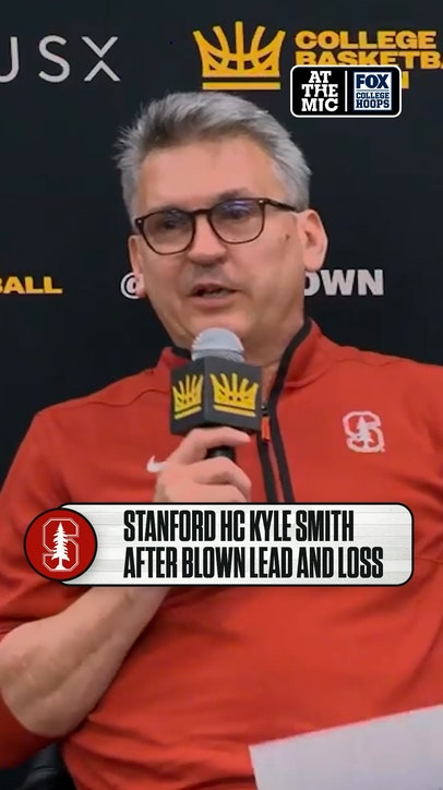 HC Kyle Smith explains what happened following Stanford's blown lead and loss to West Virginia
