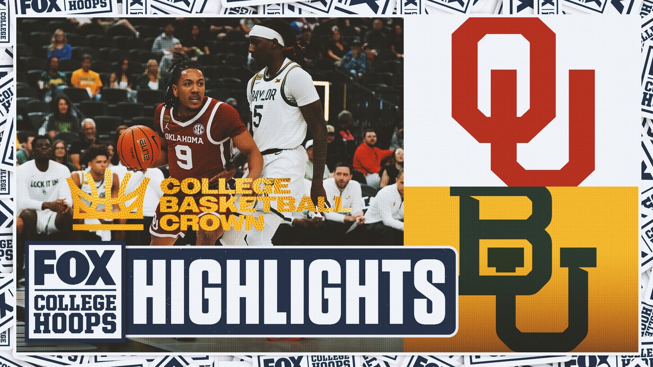 Oklahoma Sooners vs. Baylor Bears The Crown Highlights 🏀 FOX College Hoops