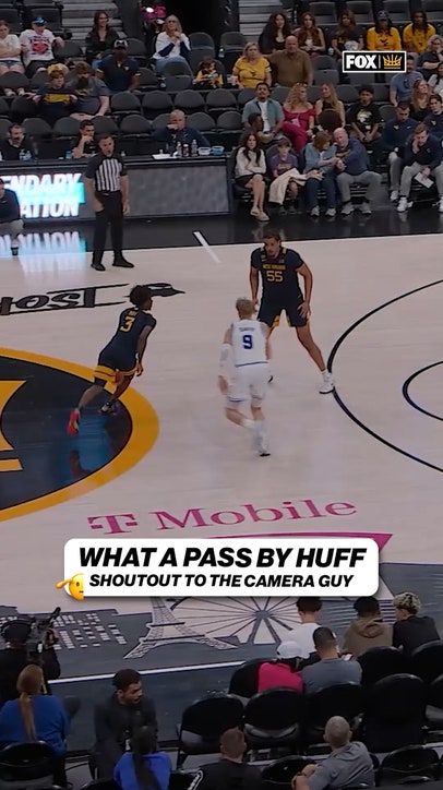 Honor Huff with the assist to Harlan Obioha and the camera man stuck his ground 🙌