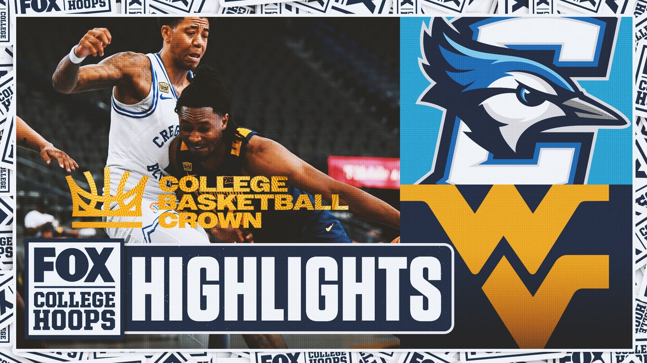 Creighton Bluejays vs. West Virginia Mountaineers The Crown Highlights 🏀 FOX College Hoops