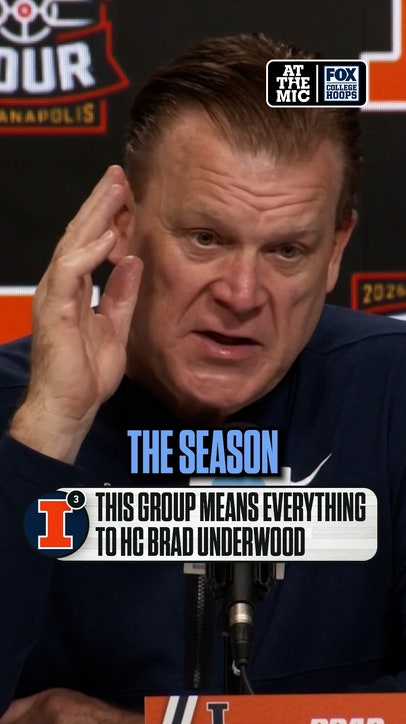 Brad Underwood reflects on the end of the season and what this Illinois group meant to him