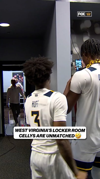 Ross Hodge held up money after WVU's quarterfinal and semifinal wins in the CBC! 🤑