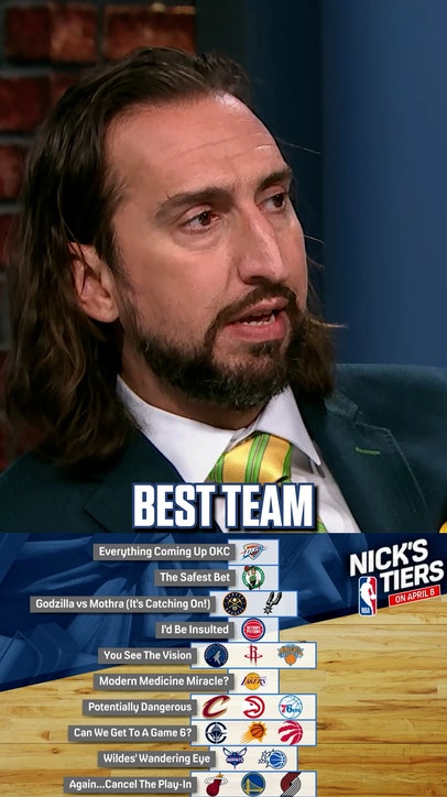 Nick unveils his latest NBA Tiers, featuring Godzilla vs. Mothra aka Wemby vs. Joker 👀