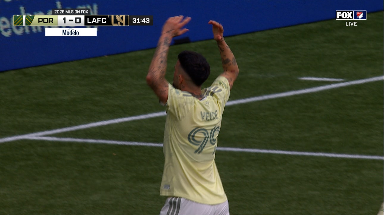 Kristoffer Velde's Bottom Left Corner Goal Puts LAFC 1-0 Ahead of Portland Timbers